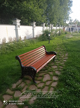 Скамейка чугунная «Парк».  �10